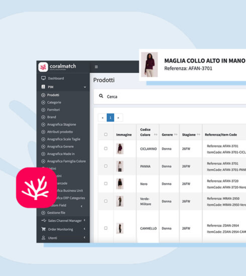 Dal tuo ERP al mercato: centralizza e gestisci il tuo negozio online con CoralMatch - Il PIM che