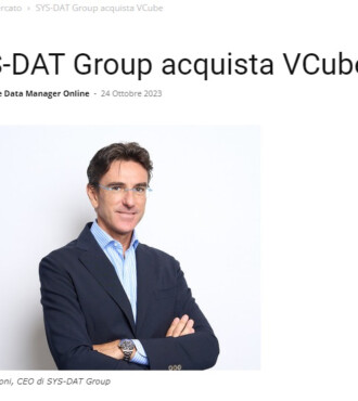 data manager online sys-dat group acquista VCUBE