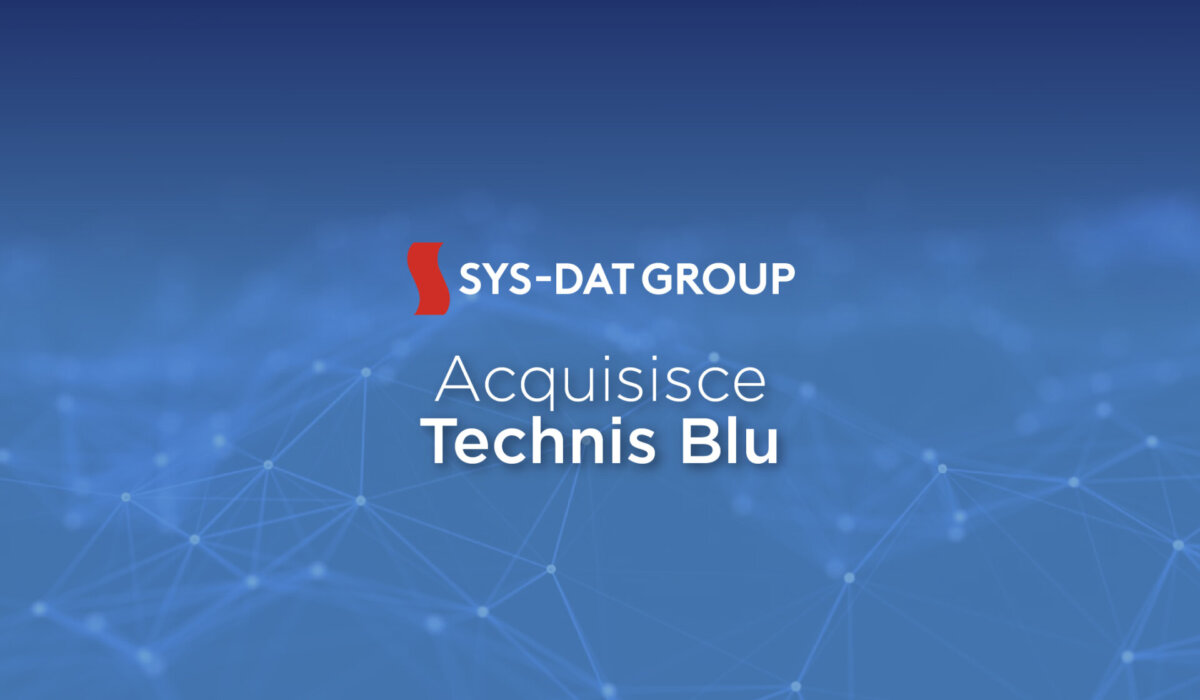 SYS-DAT Group acquisisce Technis Blu